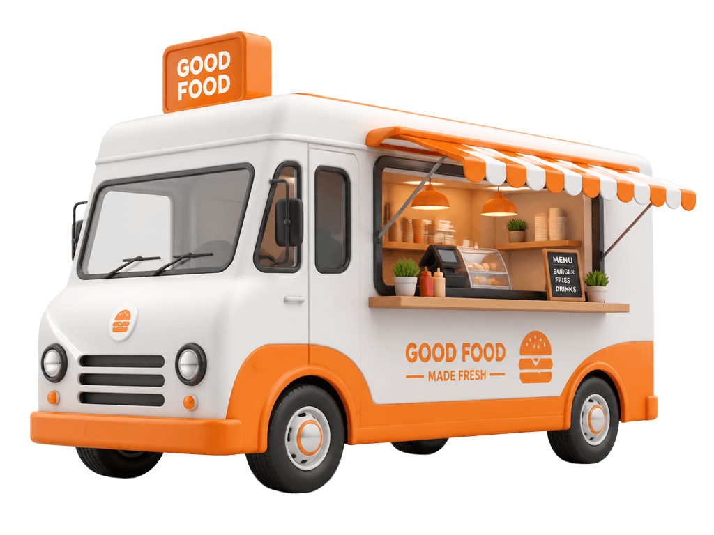 Food truck illustration